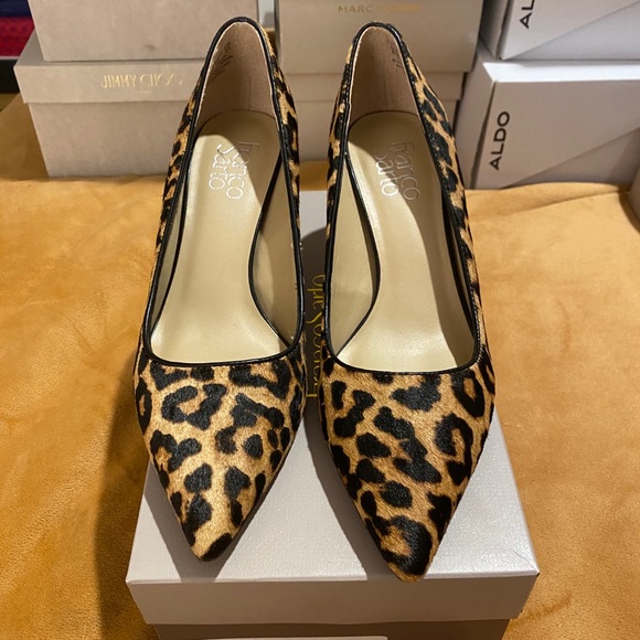franco sarto leopard shoes